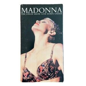 Madonna VHS Music Pop Concert The Girlie Show Love Down Under Vintage 1994